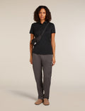 Women's 150 Tech Lite Polo Black - 4