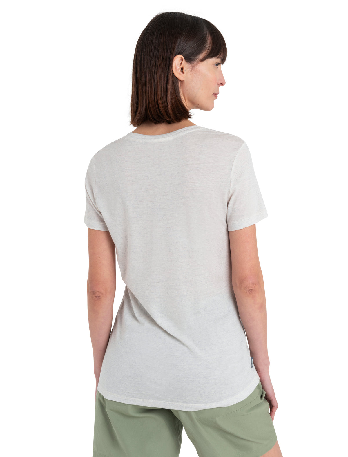 Merino 150 Tech Lite T-Shirt mit U-Ausschnitt IB Logo Reflections Damen  - 2