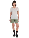 Merino 150 Tech Lite T-Shirt mit U-Ausschnitt IB Logo Reflections Damen  - 3