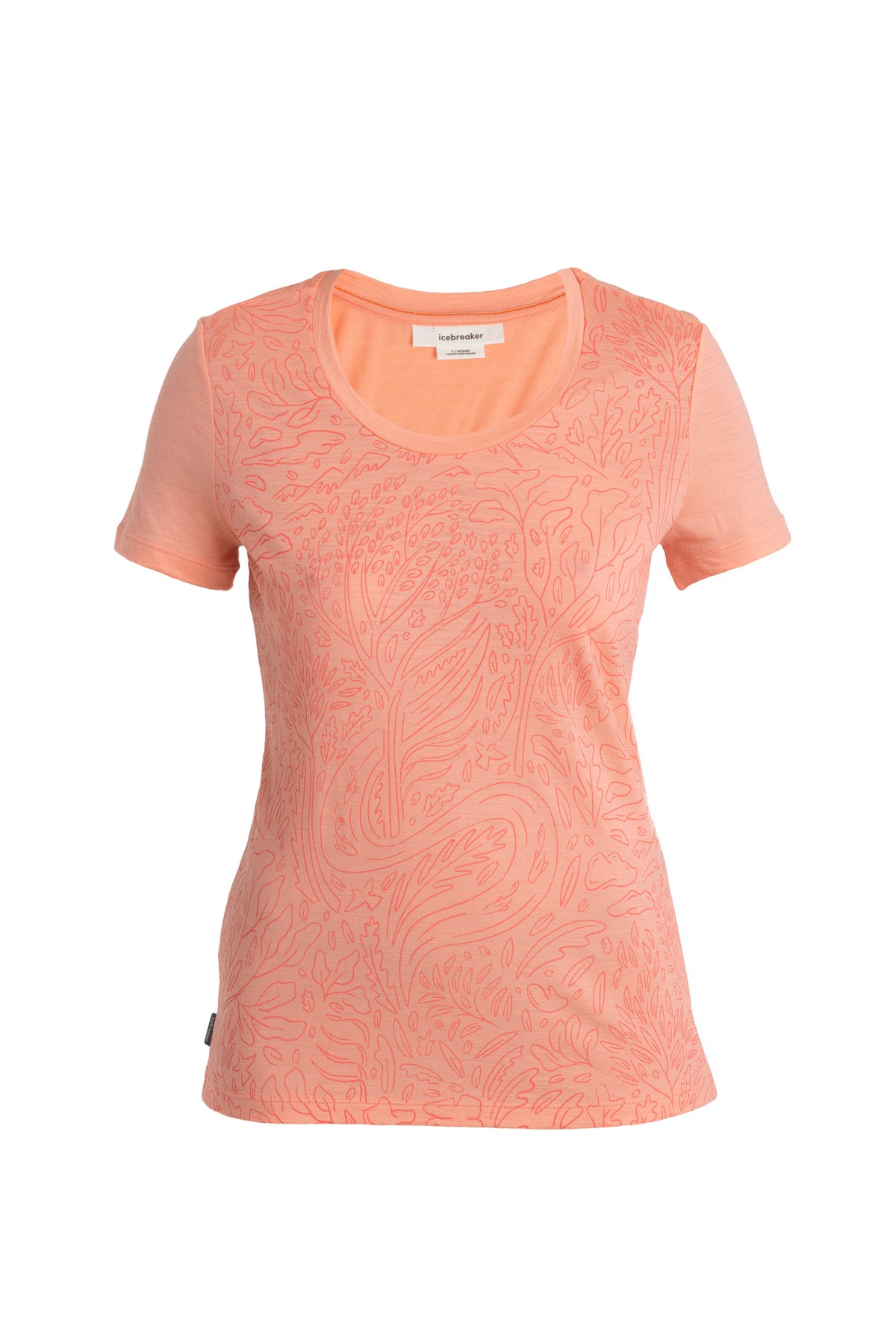 Women's Merino 150 Tech Lite III Scoop T-Shirt Through the Woods Glow - 6