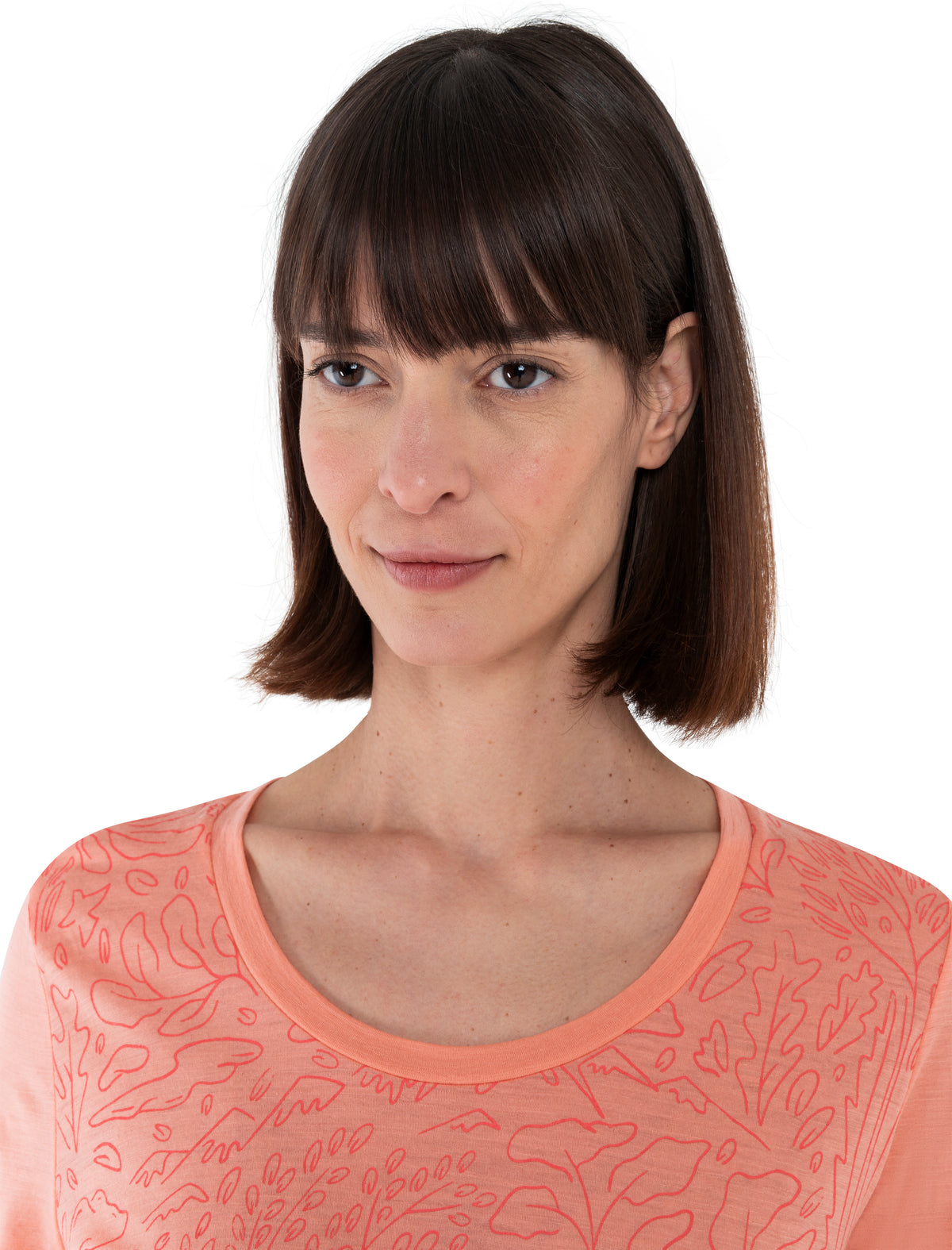Women's Merino 150 Tech Lite III Scoop T-Shirt Through the Woods Glow - 5