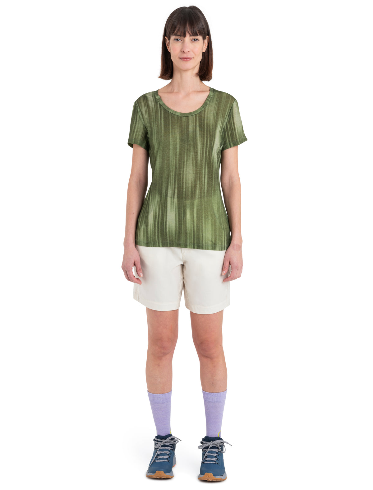 Women's Merino 150 Tech Lite III Scoop T-Shirt Light Reflections Loden/Lichen - 3