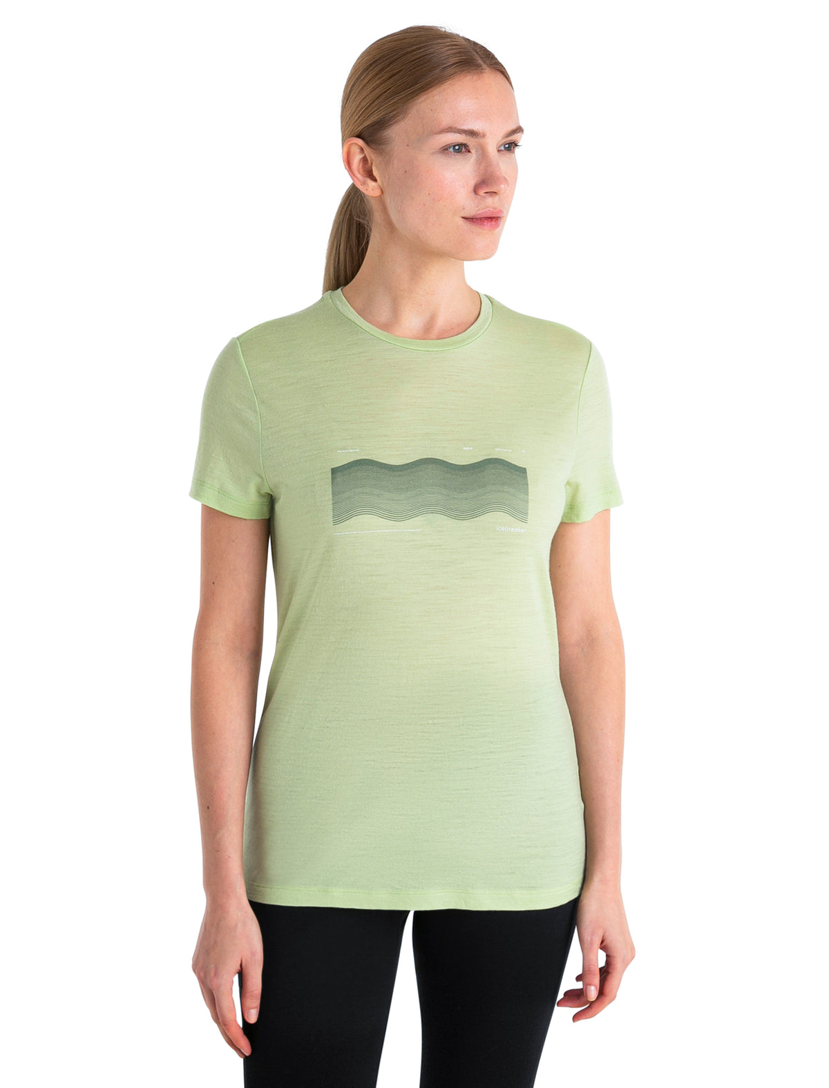 T-shirt 150 Tech Lite III – Contour Waves en mérinos Women's  - 1
