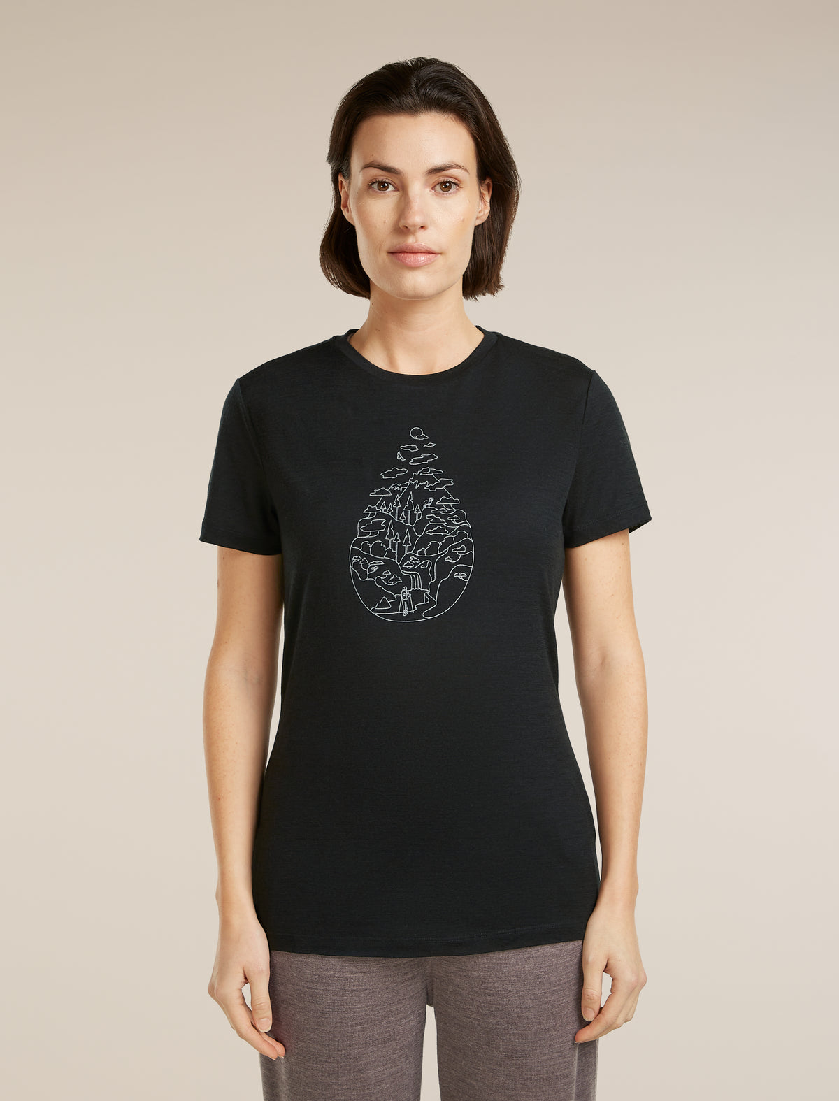 T-shirt 150 Tech Lite Hike Path  - 1