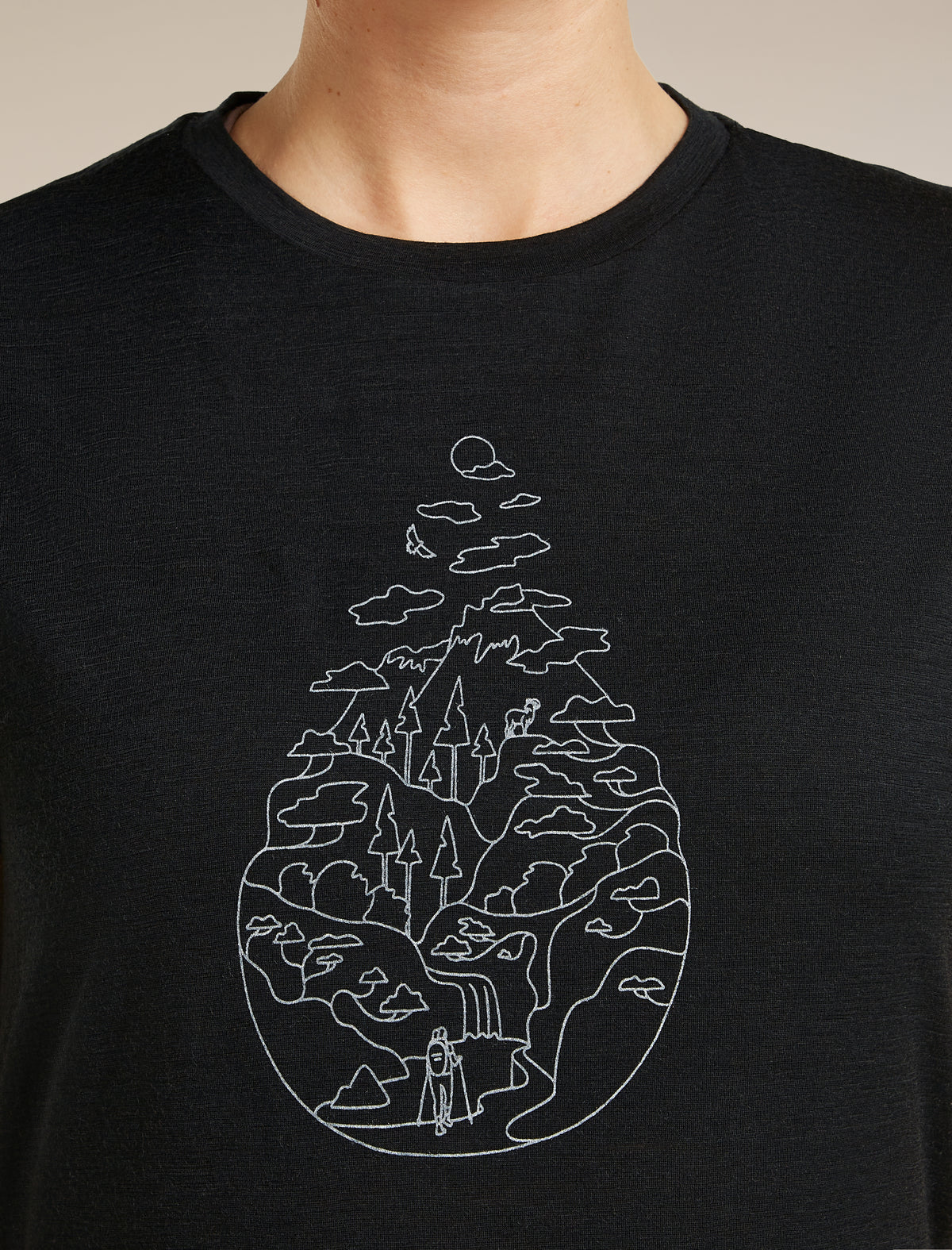 T-shirt 150 Tech Lite Hike Path  - 5