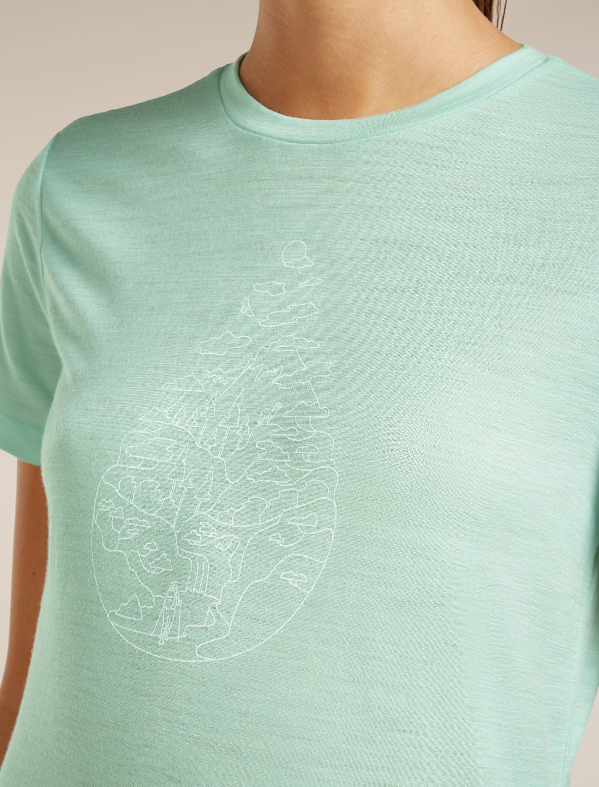 150 Tech Lite T-Shirt Hike Path Mint - 6