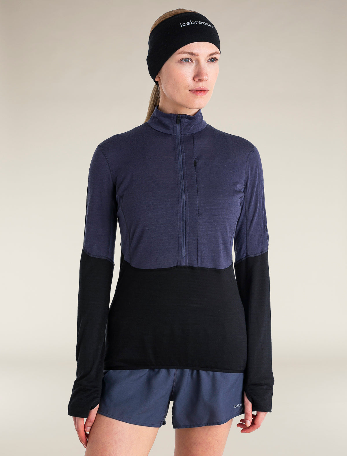 Merino Blend 200 Realfleece™ Descender Half-Zip-Oberteil Herren  - 1