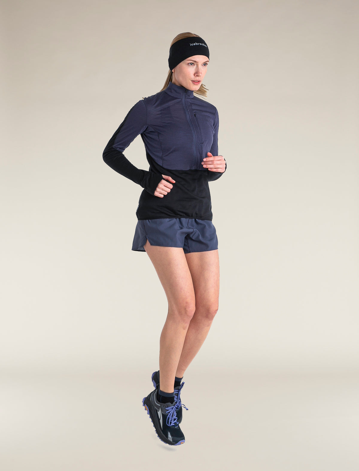 Merino Blend 200 Realfleece™ Descender Half-Zip-Oberteil Herren  - 4