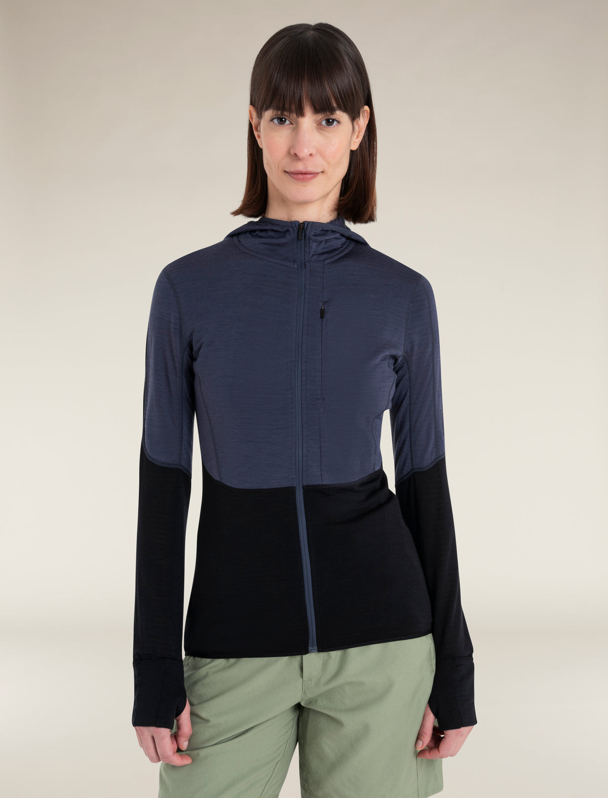 Merino Blend 200 Realfleece™ Descender Hoodie Damen  - 1