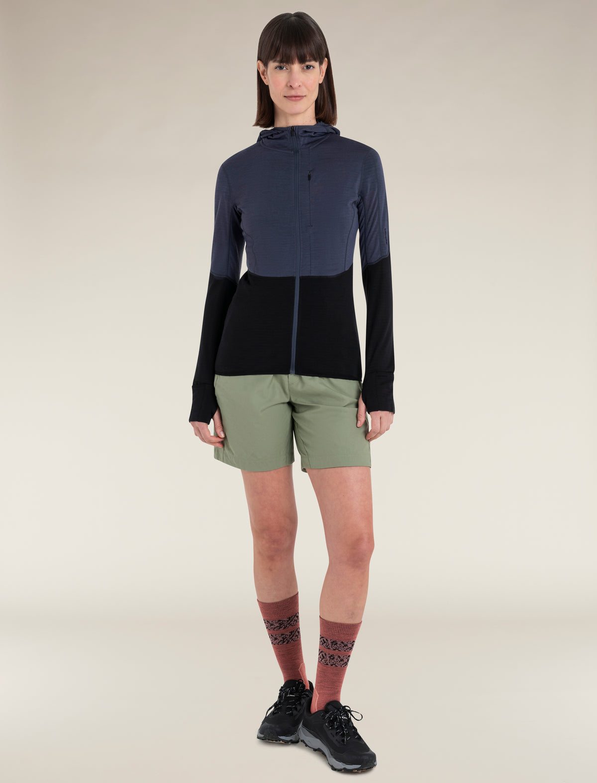 Merino Blend 200 Realfleece™ Descender Hoodie Damen  - 3