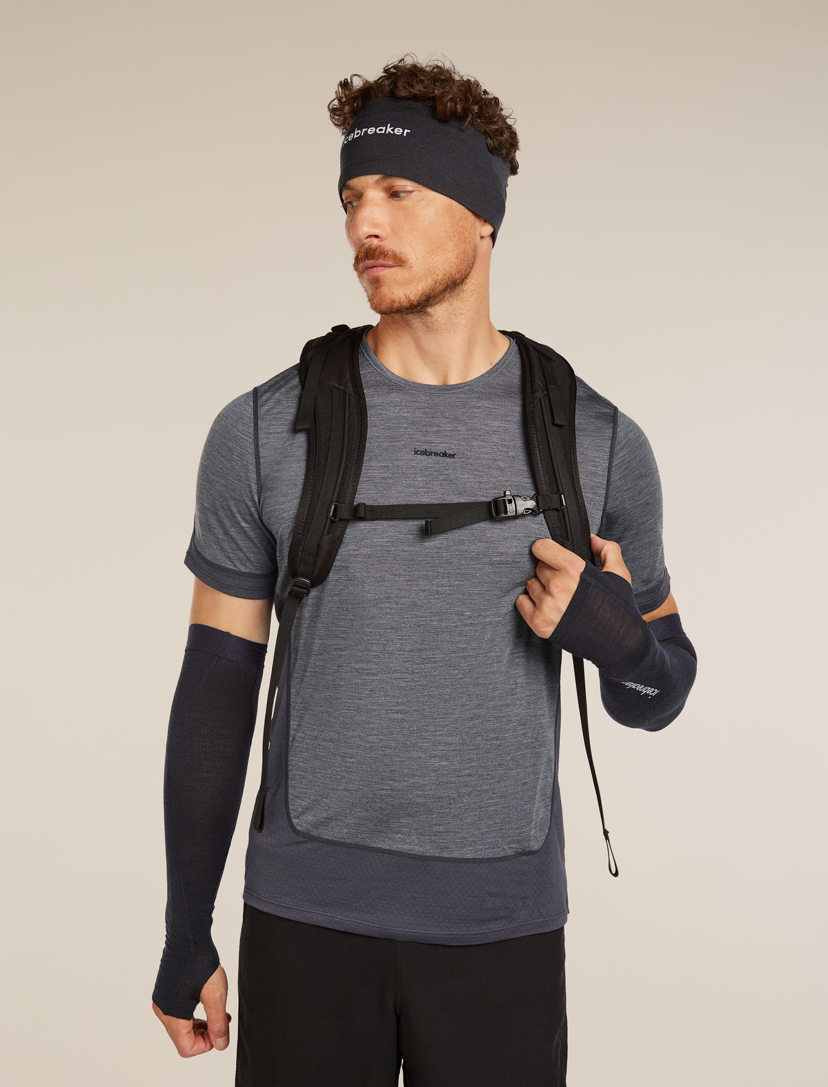 icebreaker® 200 ZoneKnit™ Merino Armlinge Unisex Black Unisex - 3