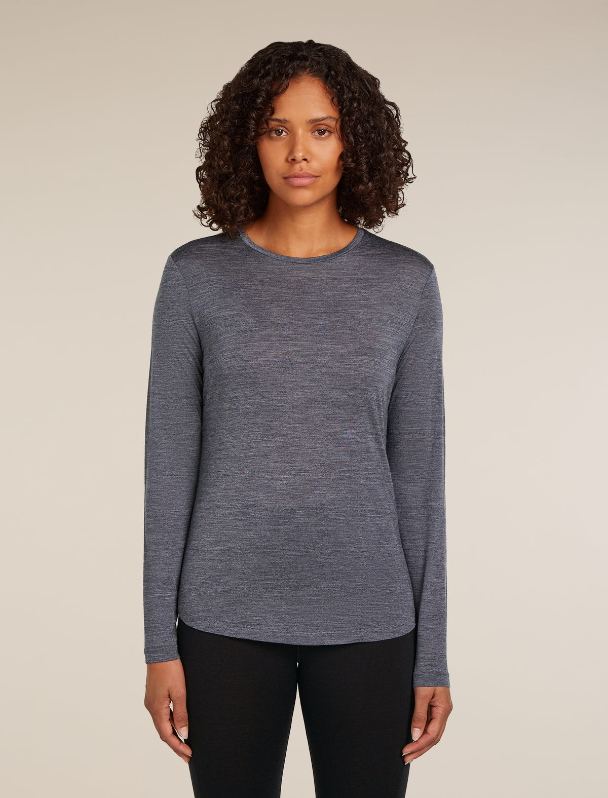 Women's 125 SphereT-shirt Midnight Navy Heather - 1