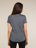 Women's 125 Sphere T-shirt Midnight Navy Heather - 2
