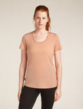 T-shirt con scollo rotondo in misto di lana merino 125 Cool-Lite™ Sphere Donna  - 1