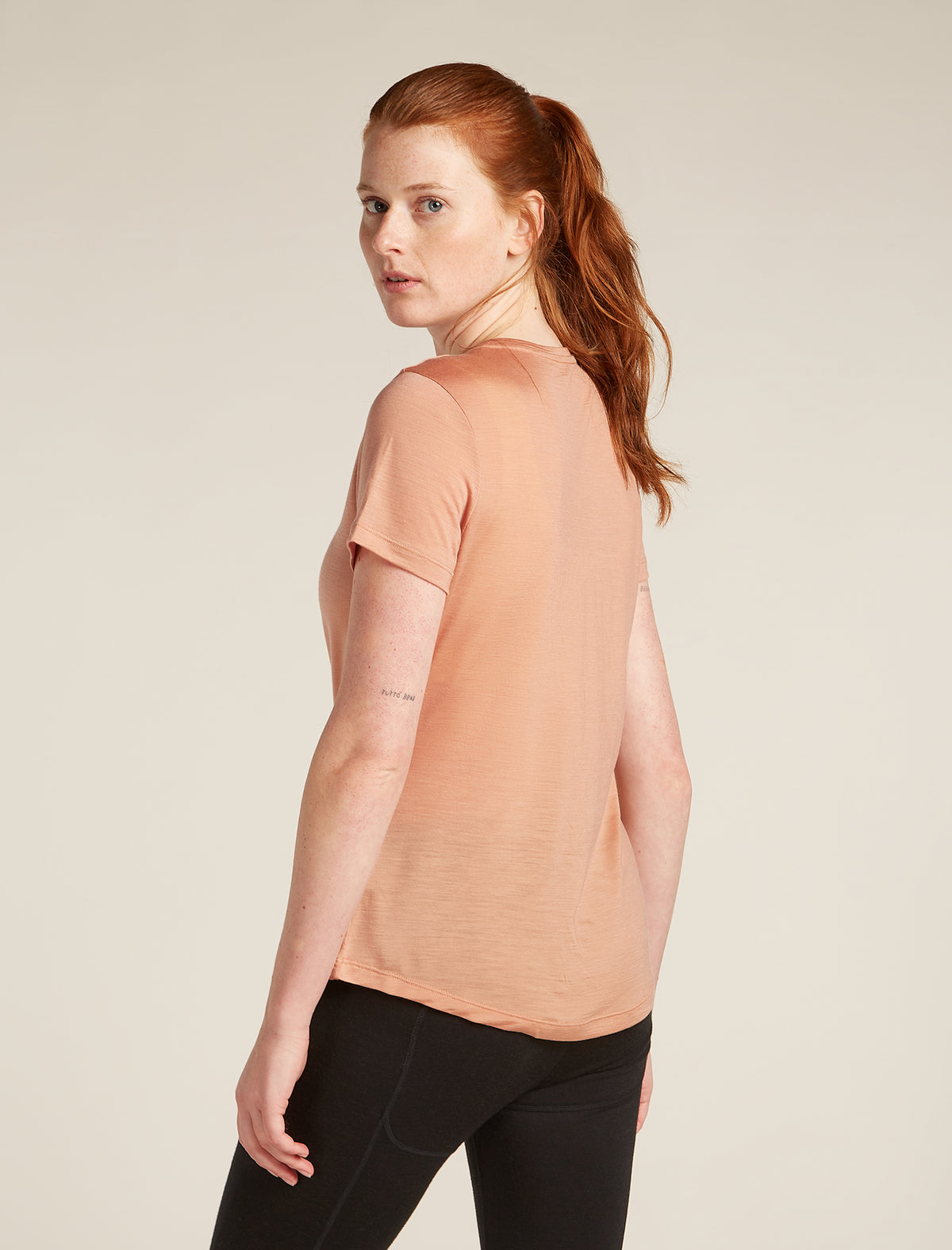 T-shirt con scollo rotondo in misto di lana merino 125 Cool-Lite™ Sphere Donna  - 2