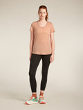T-shirt con scollo rotondo in misto di lana merino 125 Cool-Lite™ Sphere Donna  - 4
