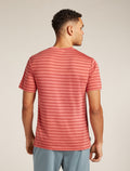 T-shirt in misto di lana merino Drayden Stripe Uomo  - 2