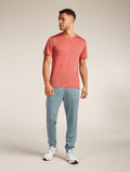 T-shirt in misto di lana merino Drayden Stripe Uomo  - 3
