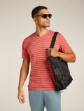 T-shirt in misto di lana merino Drayden Stripe Uomo  - 4