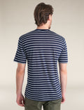 Pánské Tričko ze směsi merina Drayden Stripe  - 2