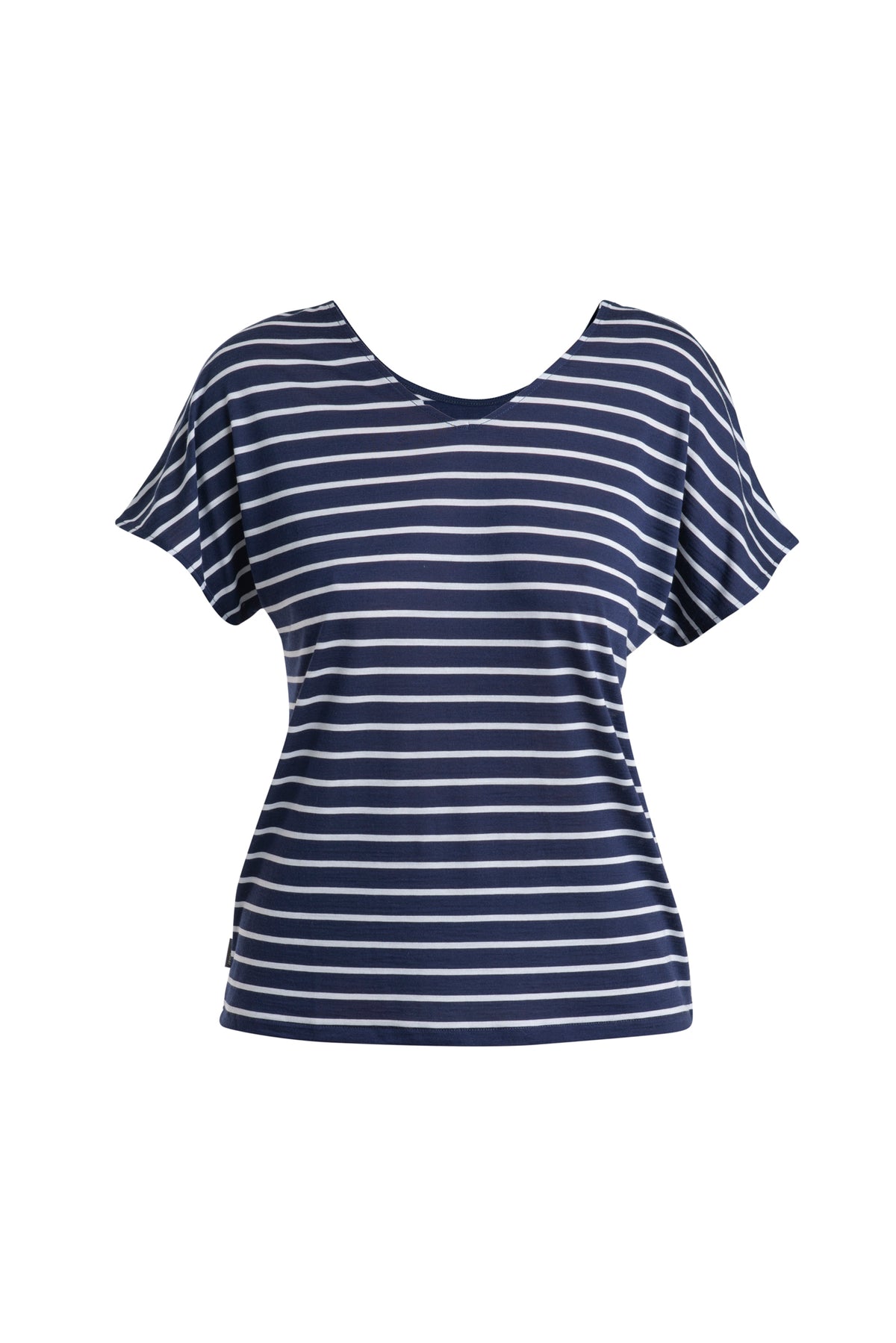 Merino Blend Drayden Reversible T-Shirt Stripe Damen  - 5