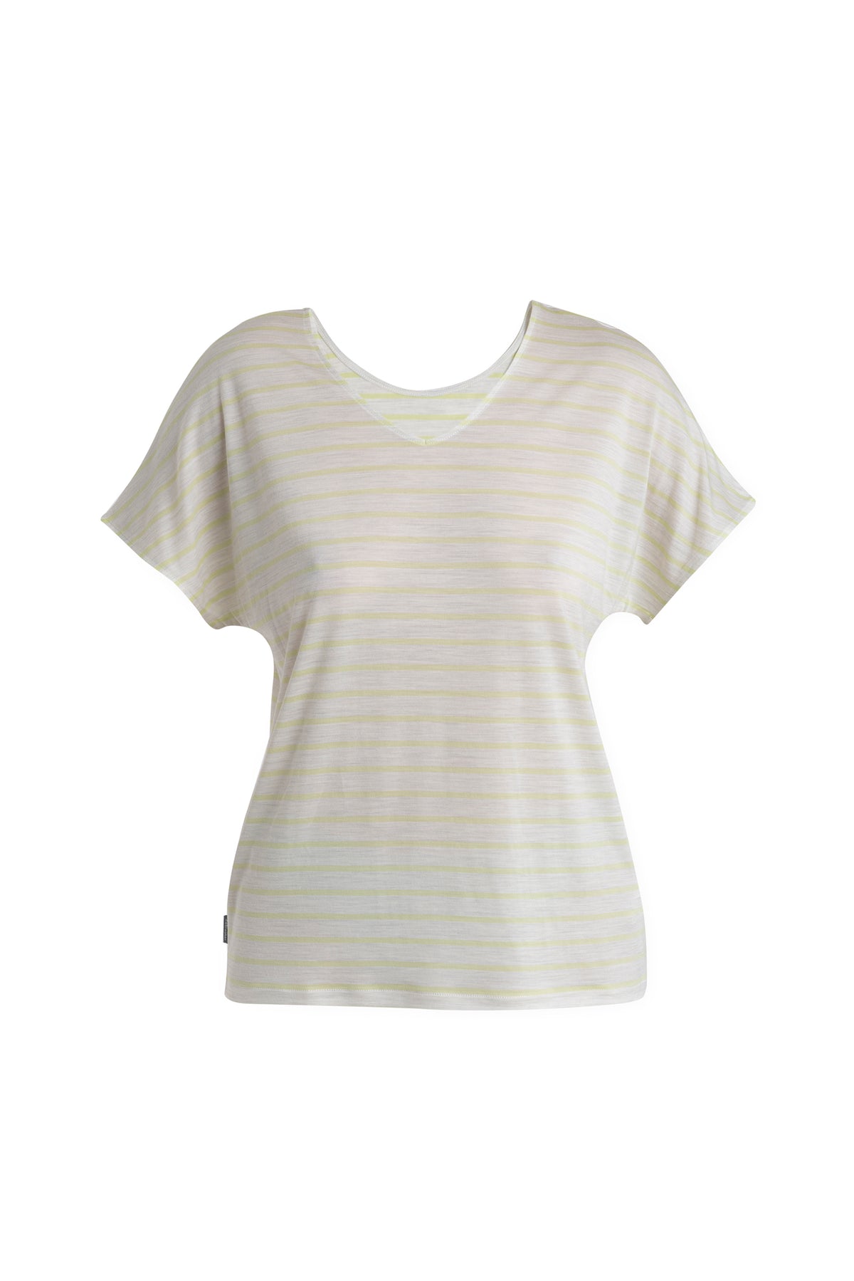 Top reversible a rayas Merino Drayden para mujer Ecru Heather/Glazen - 5