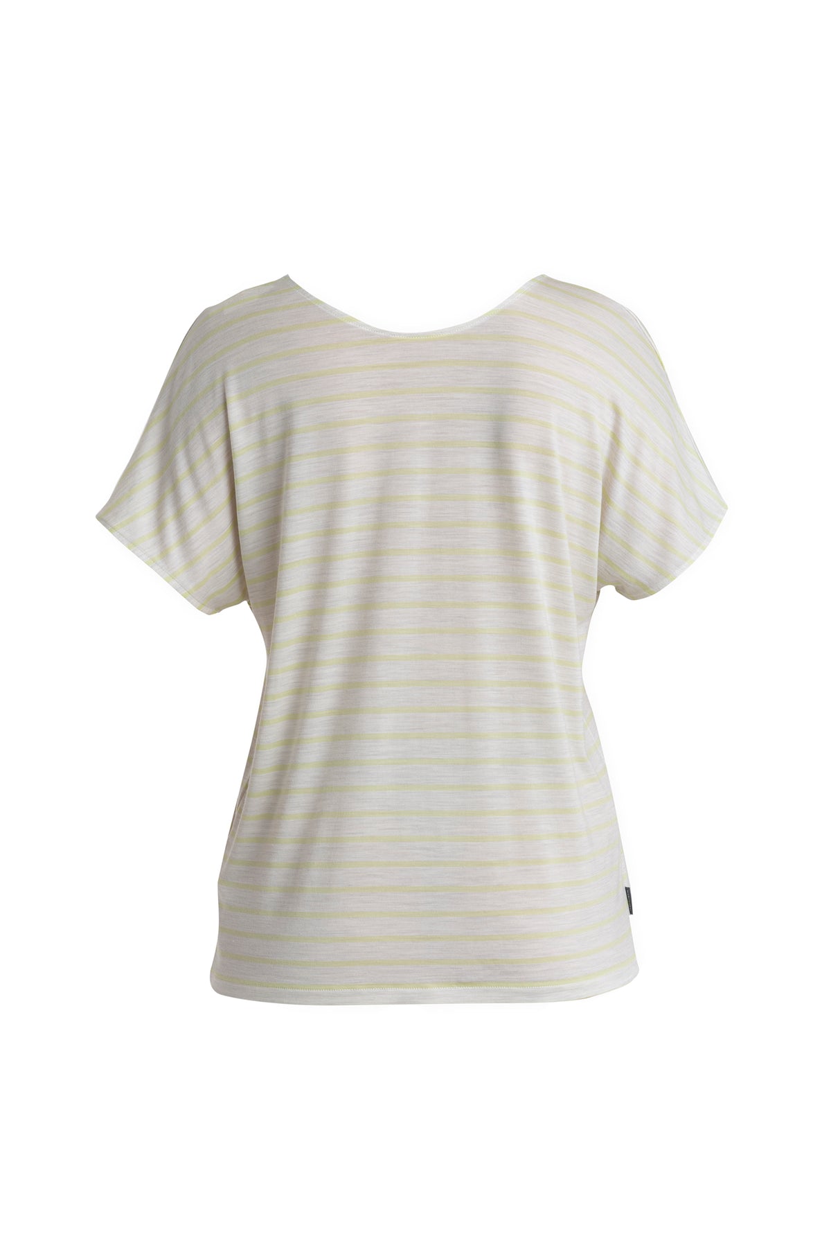 Top reversible a rayas Merino Drayden para mujer Ecru Heather/Glazen - 6