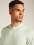 T-shirt in Lana merino Lino Stripe Uomo  - 5