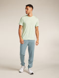T-shirt in Lana merino Lino Stripe Uomo  - 3