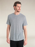 T-shirt in Lana merino Lino Stripe Uomo  - 1