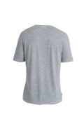 T-shirt in Lana merino Lino Stripe Uomo  - 7