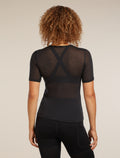 Women's Merino Blend 75 Cool-Lite™ Featherlight™ Short Sleeve T-Shirt Black - 2