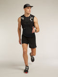 Men's Merino Blend 75 Cool-Lite™ Featherlight™ Tank Black - 4