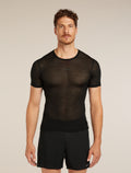 T-shirt col rond isotherme à manches courtes 75 Cool-Lite™ Featherlight en mélange de mérinos Men's  - 1