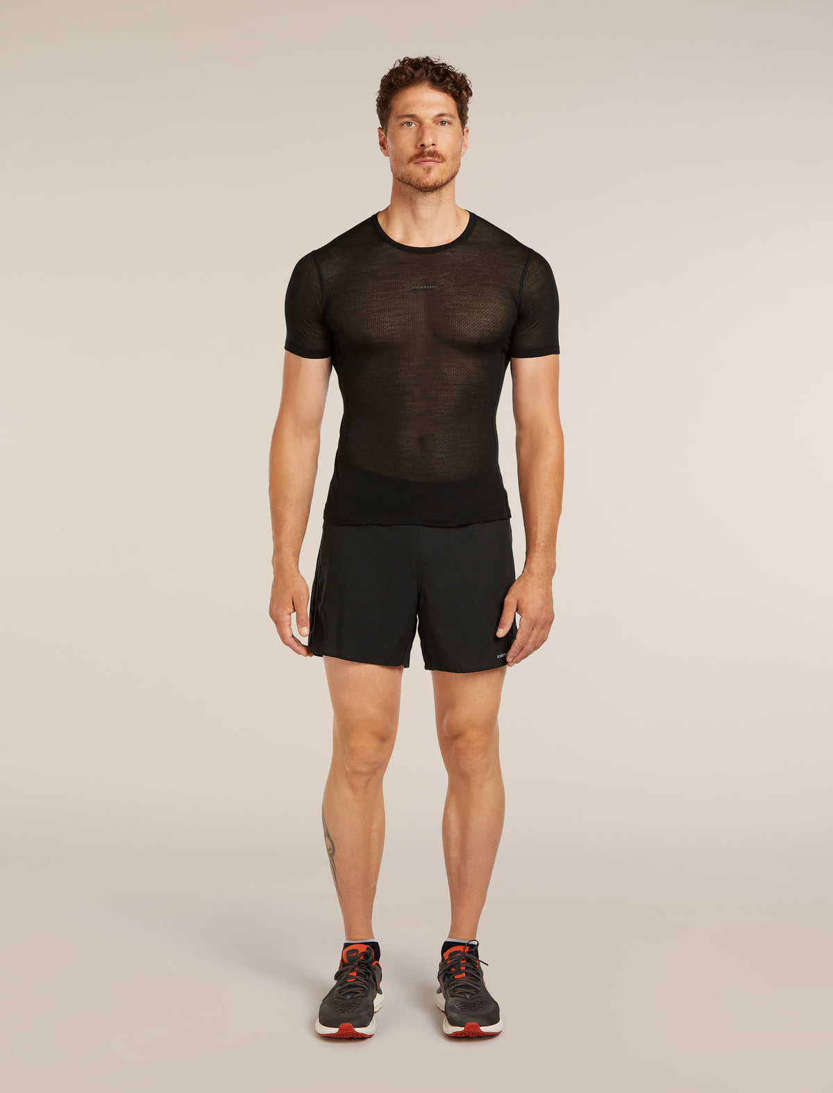 T-shirt col rond isotherme à manches courtes 75 Cool-Lite™ Featherlight en mélange de mérinos Men's  - 3