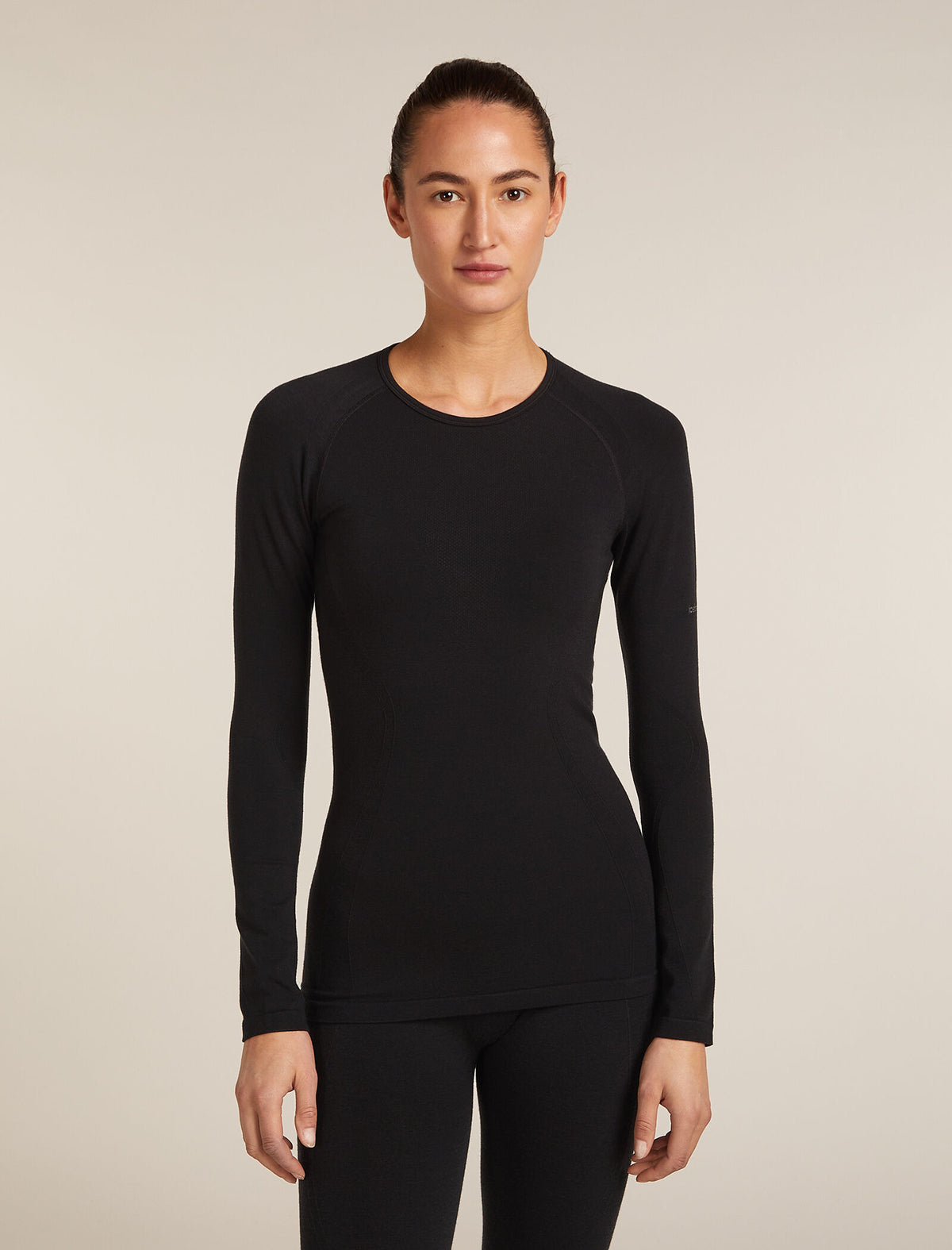 Women's 260 Seamless Thermal Top Black - 1
