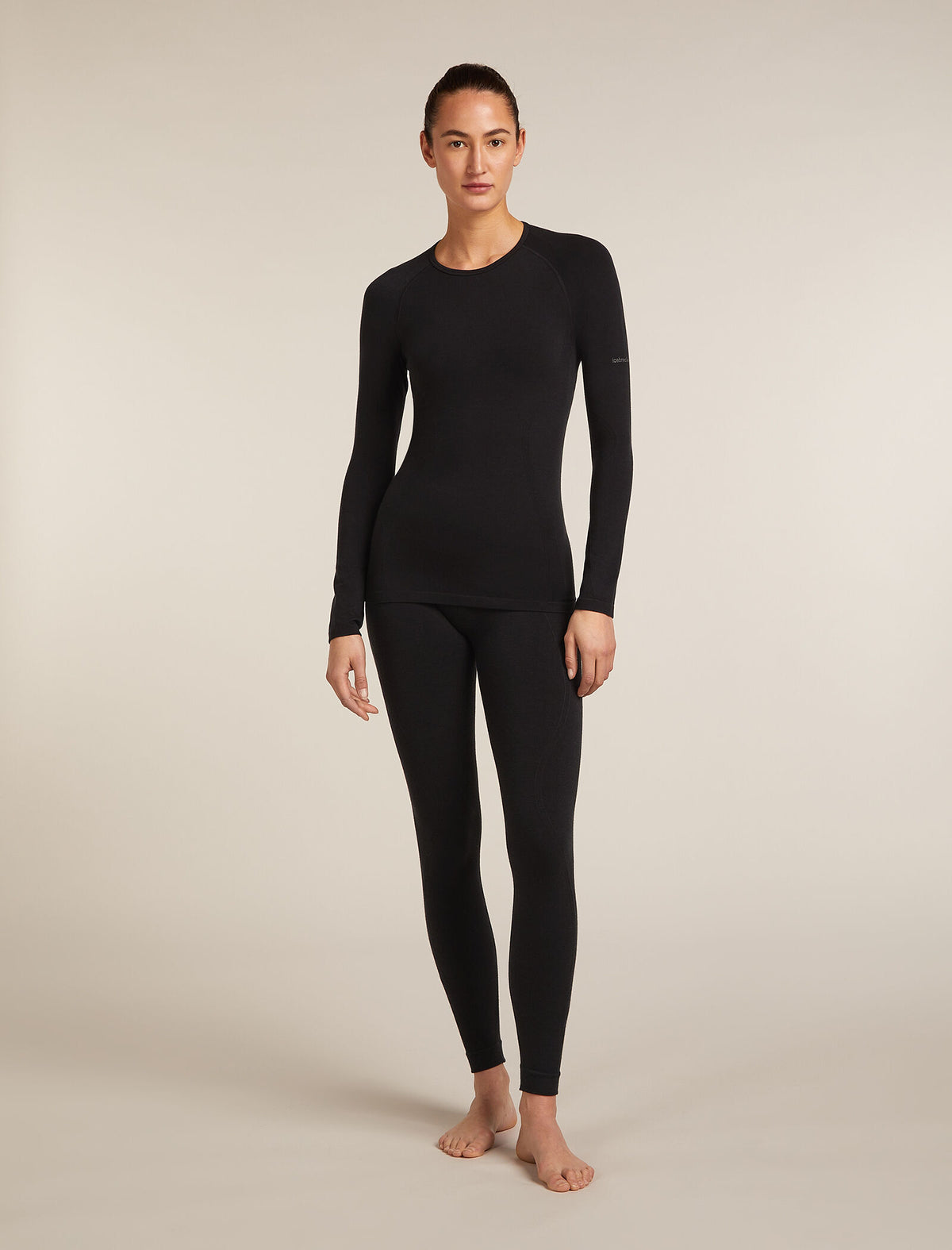 Women's 260 Seamless Thermal Top Black - 3