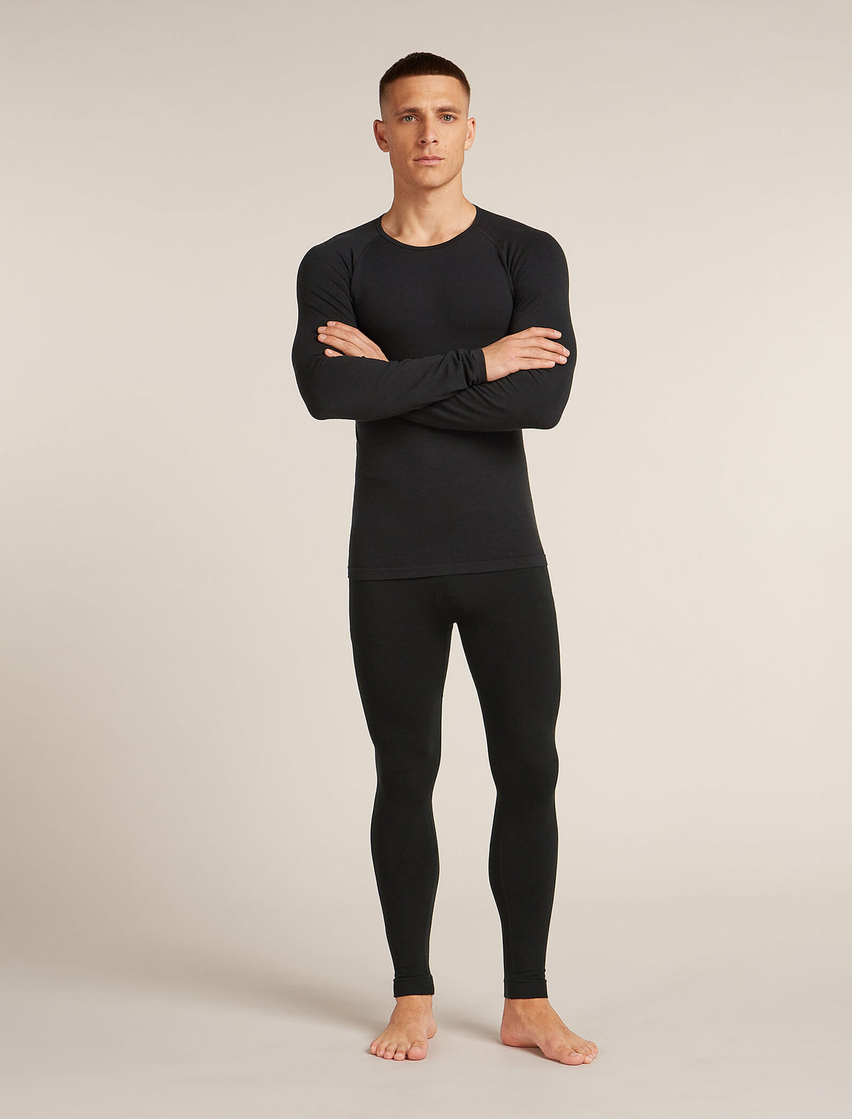 Men's 260 Seamless Thermal Top Black - 3