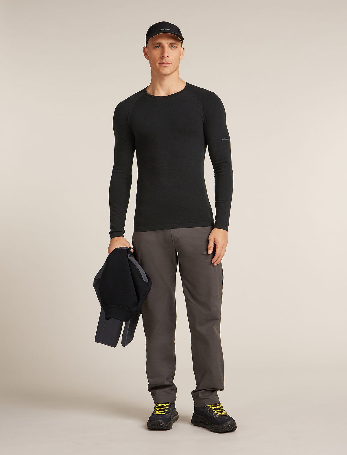 Men's 260 Seamless Thermal Top Black - 4