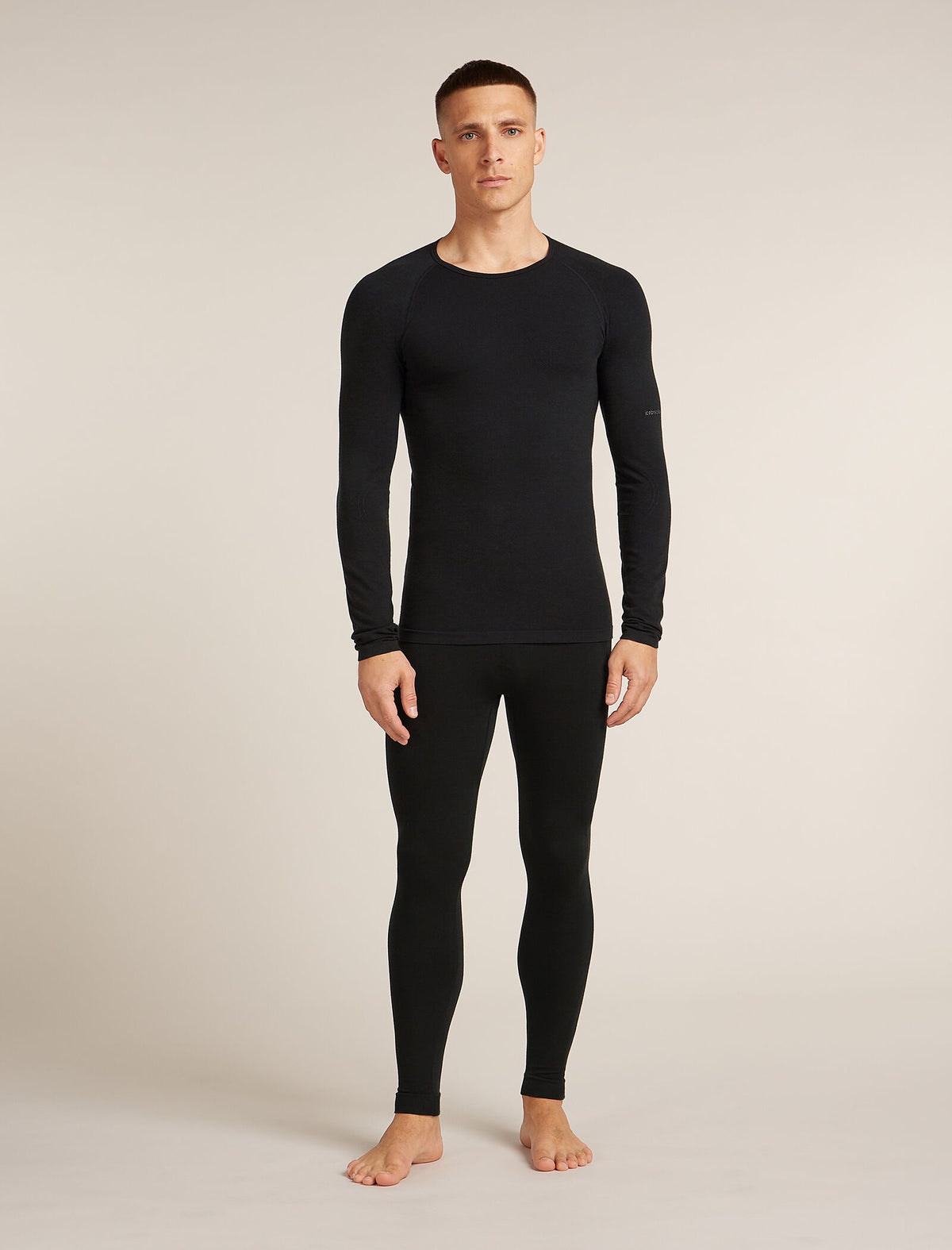 Men's 260 Seamless Thermal Top Black - 7