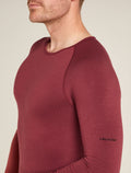 Men's Merino Blend 260 ZoneKnit™ Seamless  Long Sleeve Crew Thermal Top Port - 7