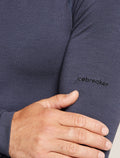 Men's Merino Blend 260 ZoneKnit™ Seamless  Long Sleeve Crew Thermal Top Graphite - 6