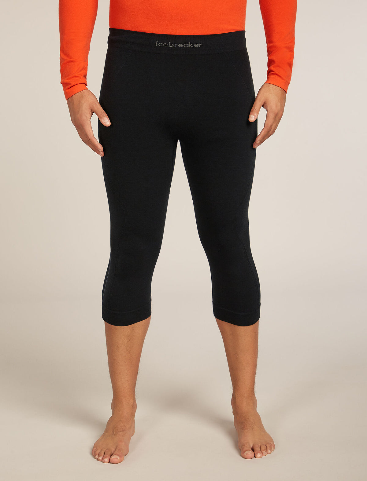 Men's 260 Seamless 18" Tights Black - 1
