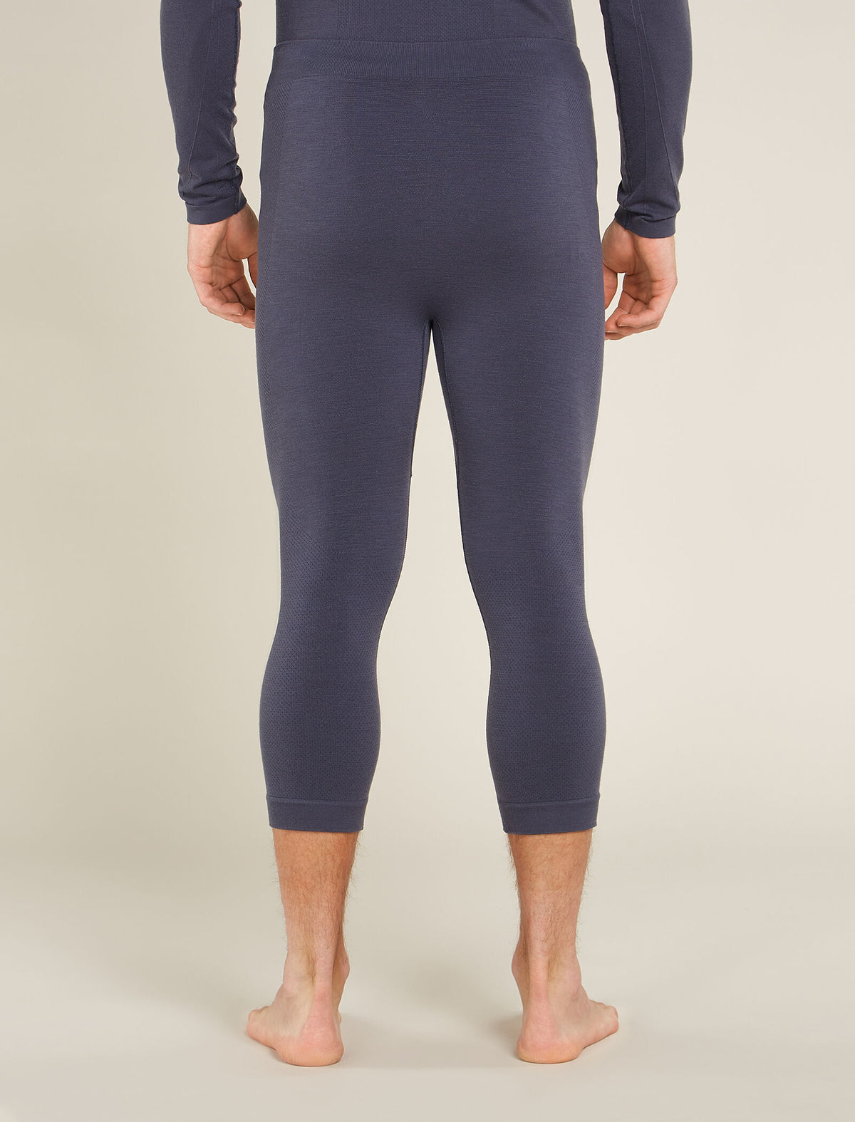 Men's Merino Blend 260 ZoneKnit™ Seamless 18" 3/4 Tights Graphite - 2