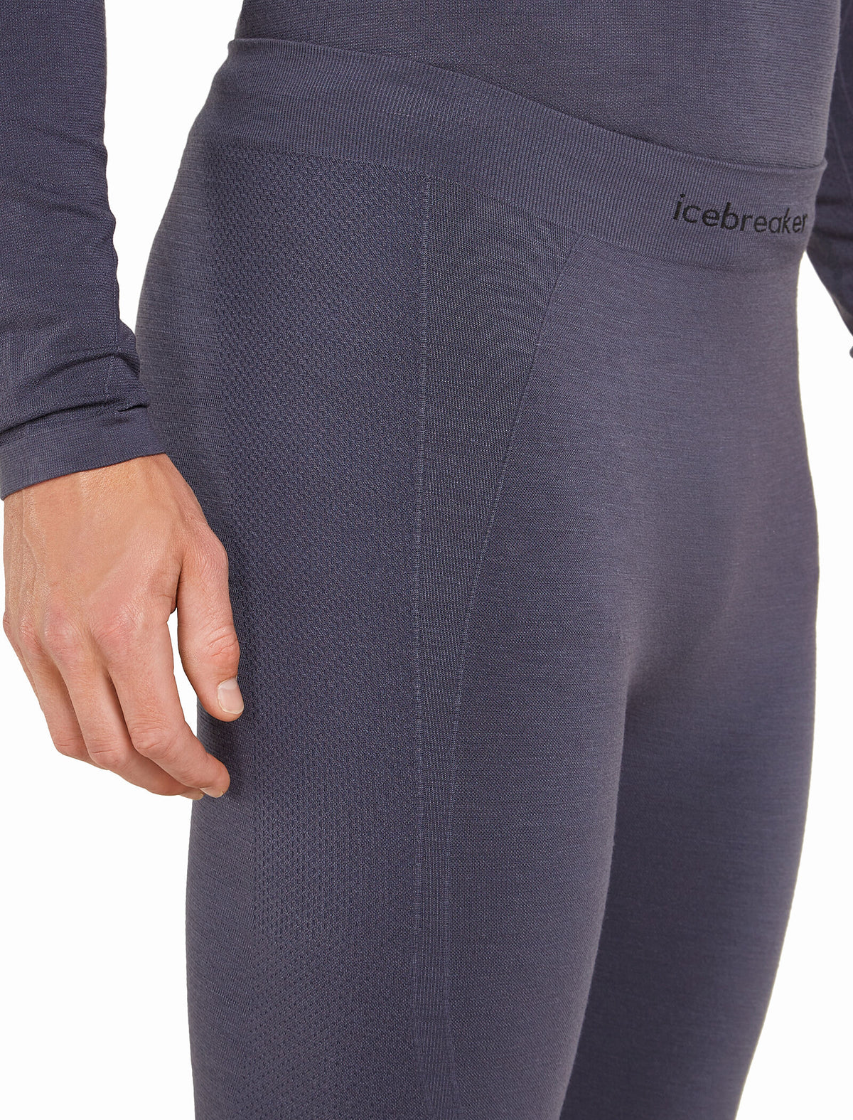 Men's Merino Blend 260 ZoneKnit™ Seamless 18" 3/4 Tights Graphite - 5