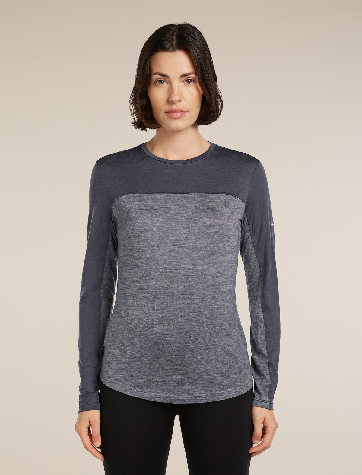 Women's 125 Sphere T-shirt Colour Block Graphite Heather/Graphite - 1