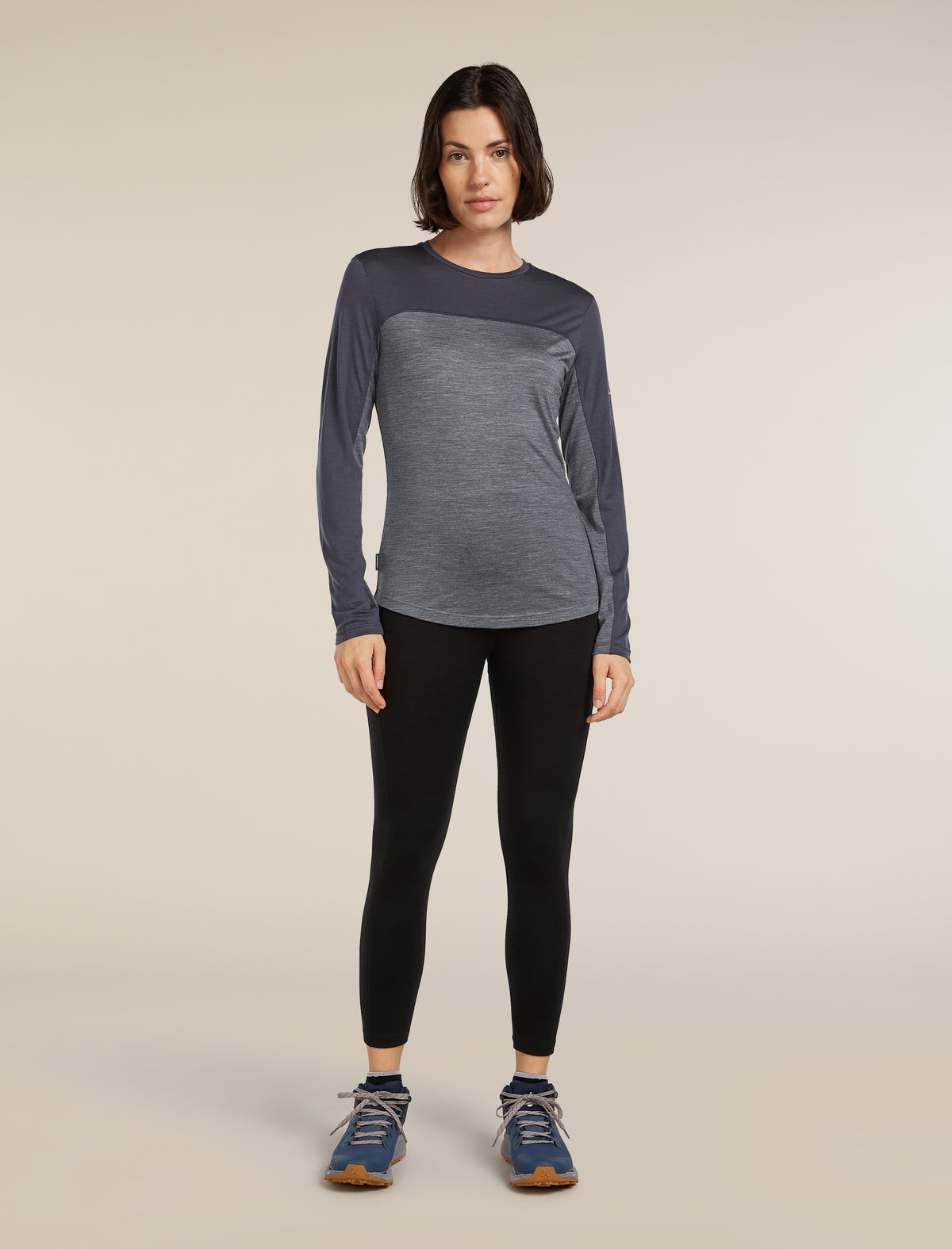 Women's 125 Sphere T-shirt Colour Block Graphite Heather/Graphite - 3