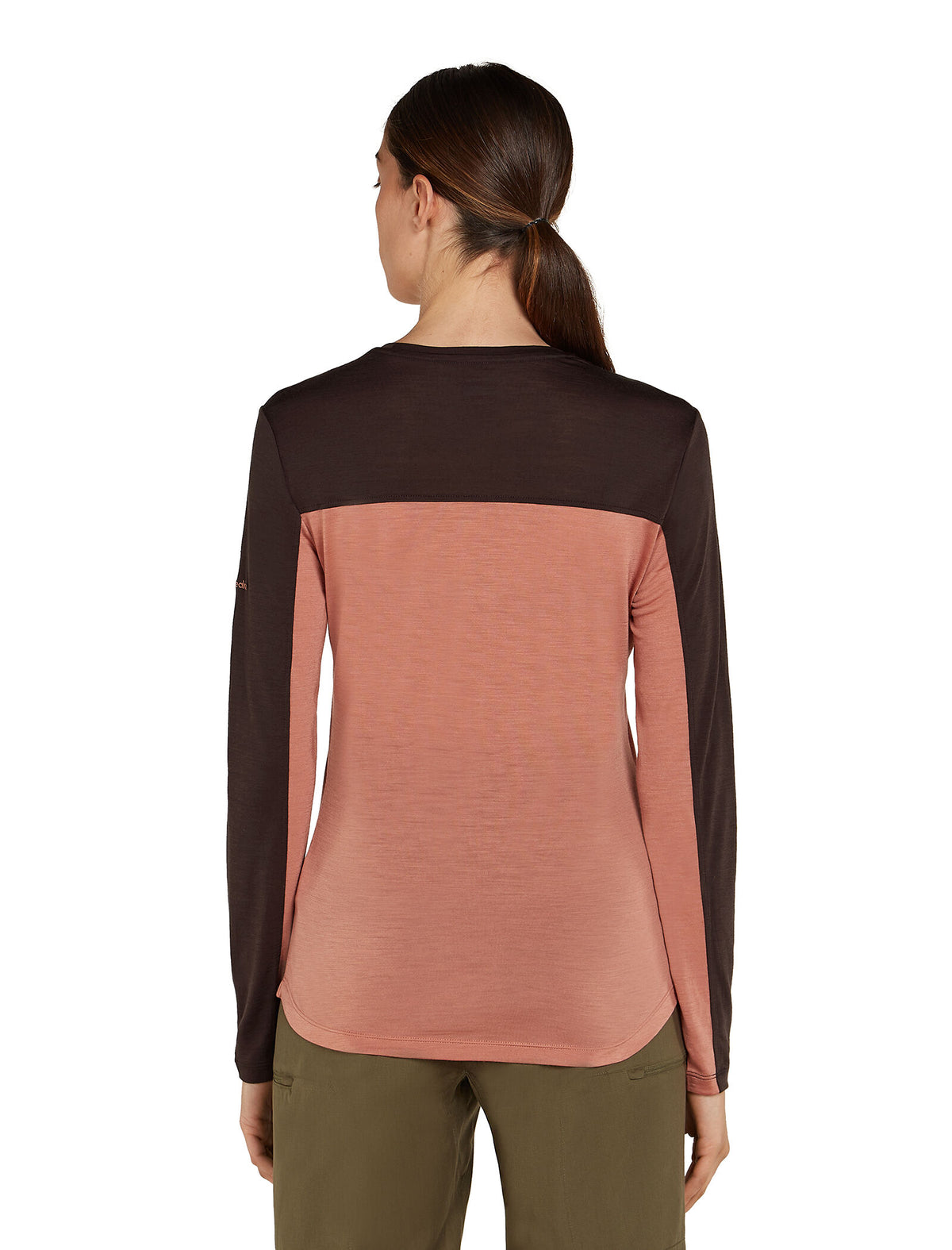 T-shirt à manches longues 125 Cool-Lite™ Sphere en mélange de mérinos, bloc de couleurs Women's  - 2