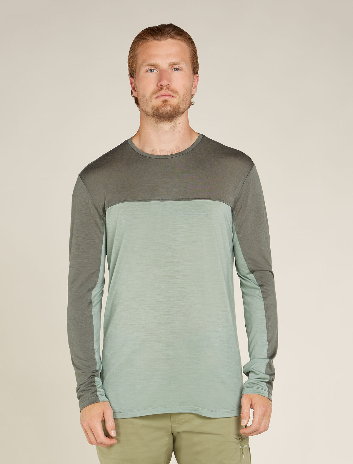 Merinomix 125 Cool-Lite™ Sphere Langarmshirt Colour Block Herren  - 1