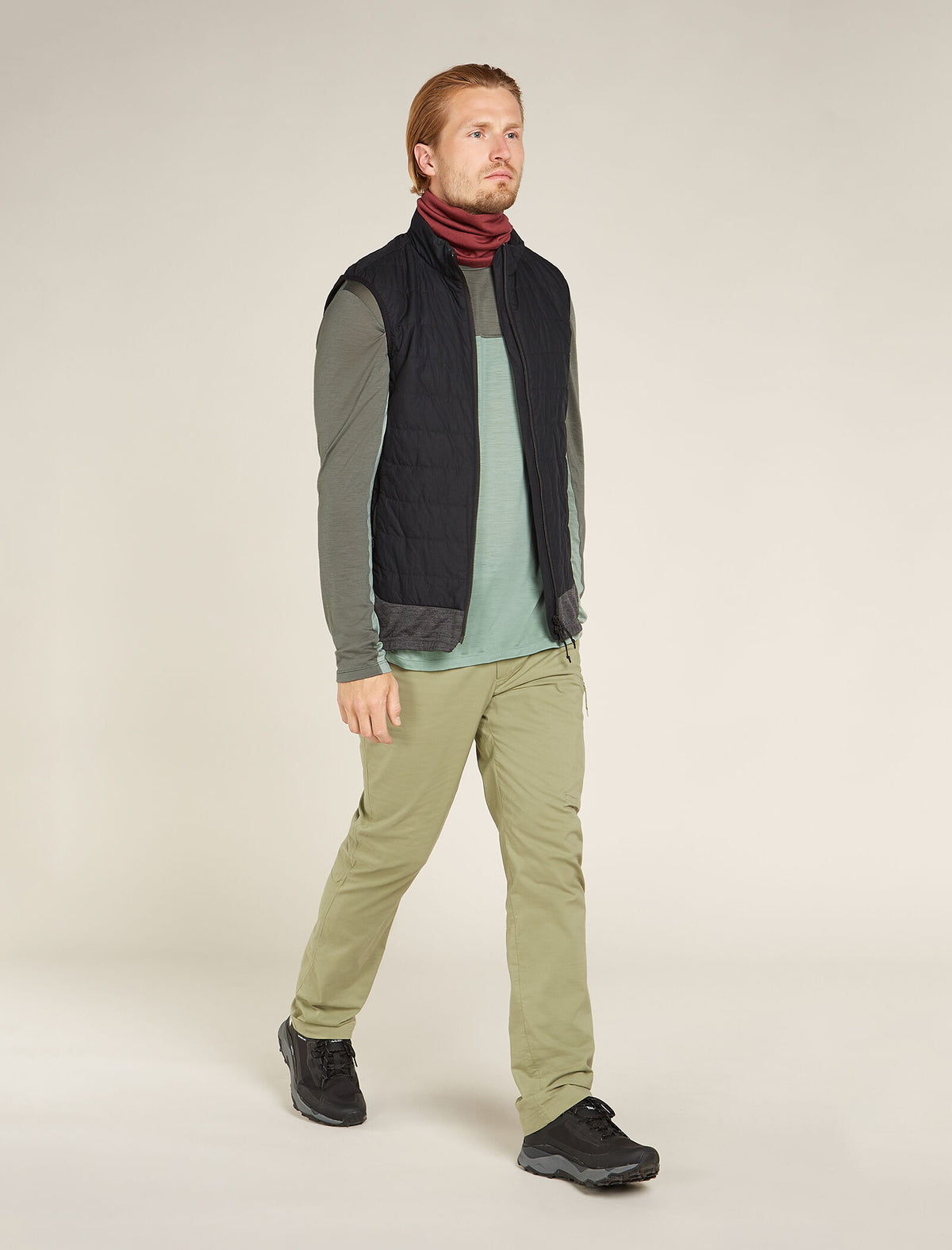 Merinomix 125 Cool-Lite™ Sphere Langarmshirt Colour Block Herren  - 4